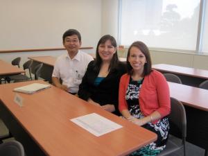 From left to right: Ikeda-san (my supervisor), me, and Lauren Parker 