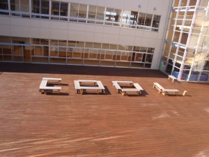 Chairs in the Courtyard